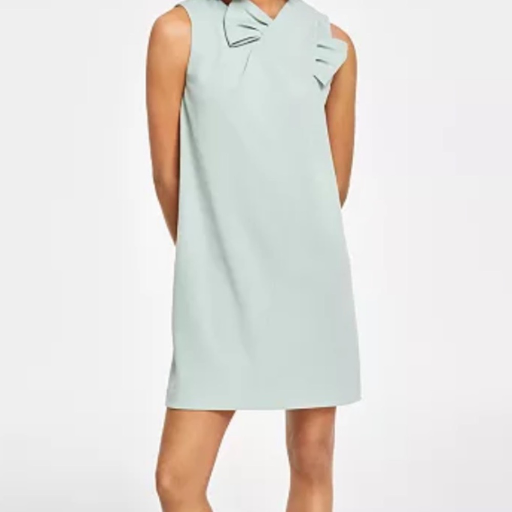 Calvin Klein Soft Blue Asymmetrical Dress